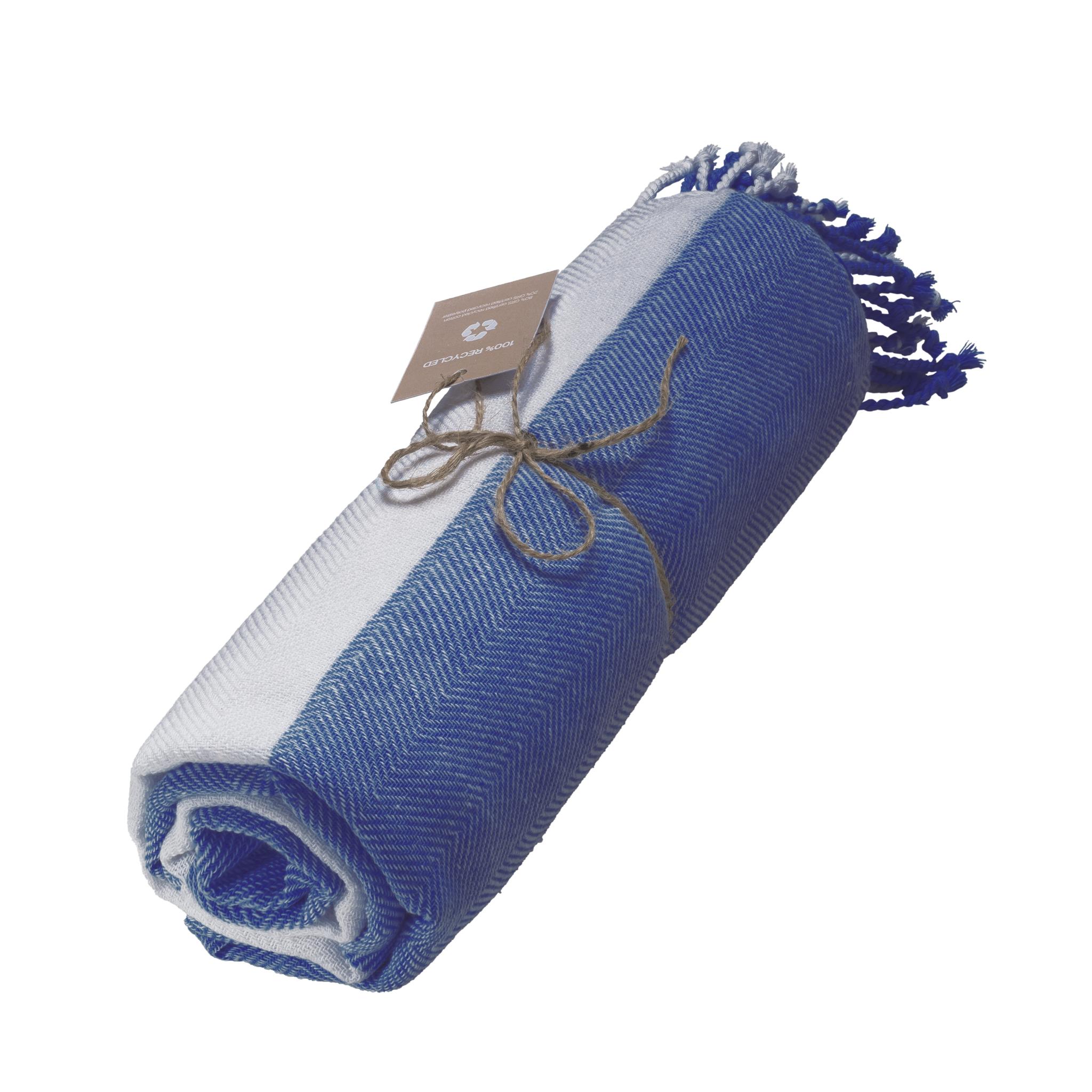 Telo mare/Fouta in cotone riciclato 180 g/m2 certificato GRS Telo mare/Fouta in cotone riciclato 180 g/m2 certificato GRS